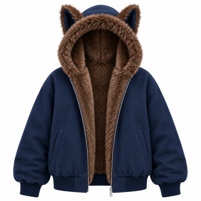Cozy Cat-Ear Jacket