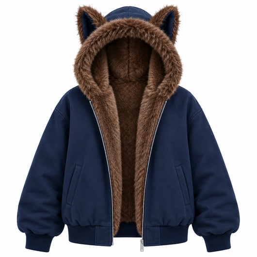 Cozy Cat-Ear Jacket