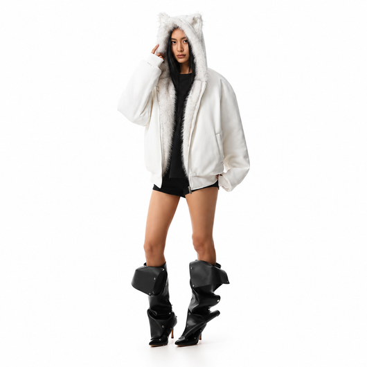 Cozy Cat-Ear Jacket